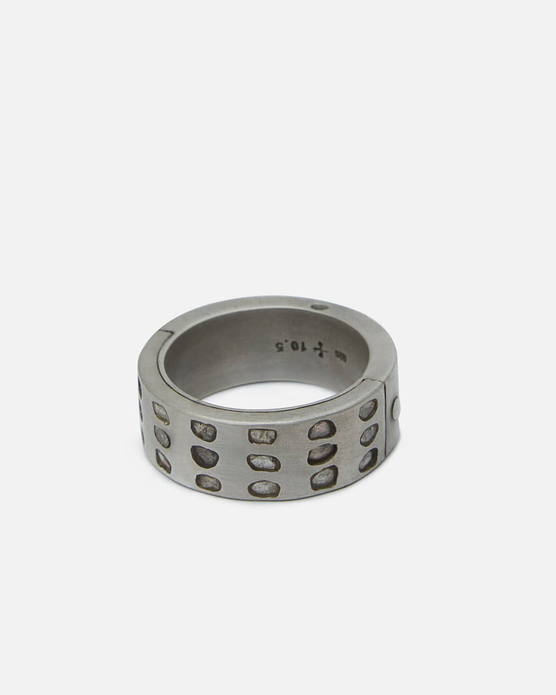 Parts of Four Jewelry 10.5 Sistema Ring in Linear Mega Pavé / 9mm / DA, DIA
