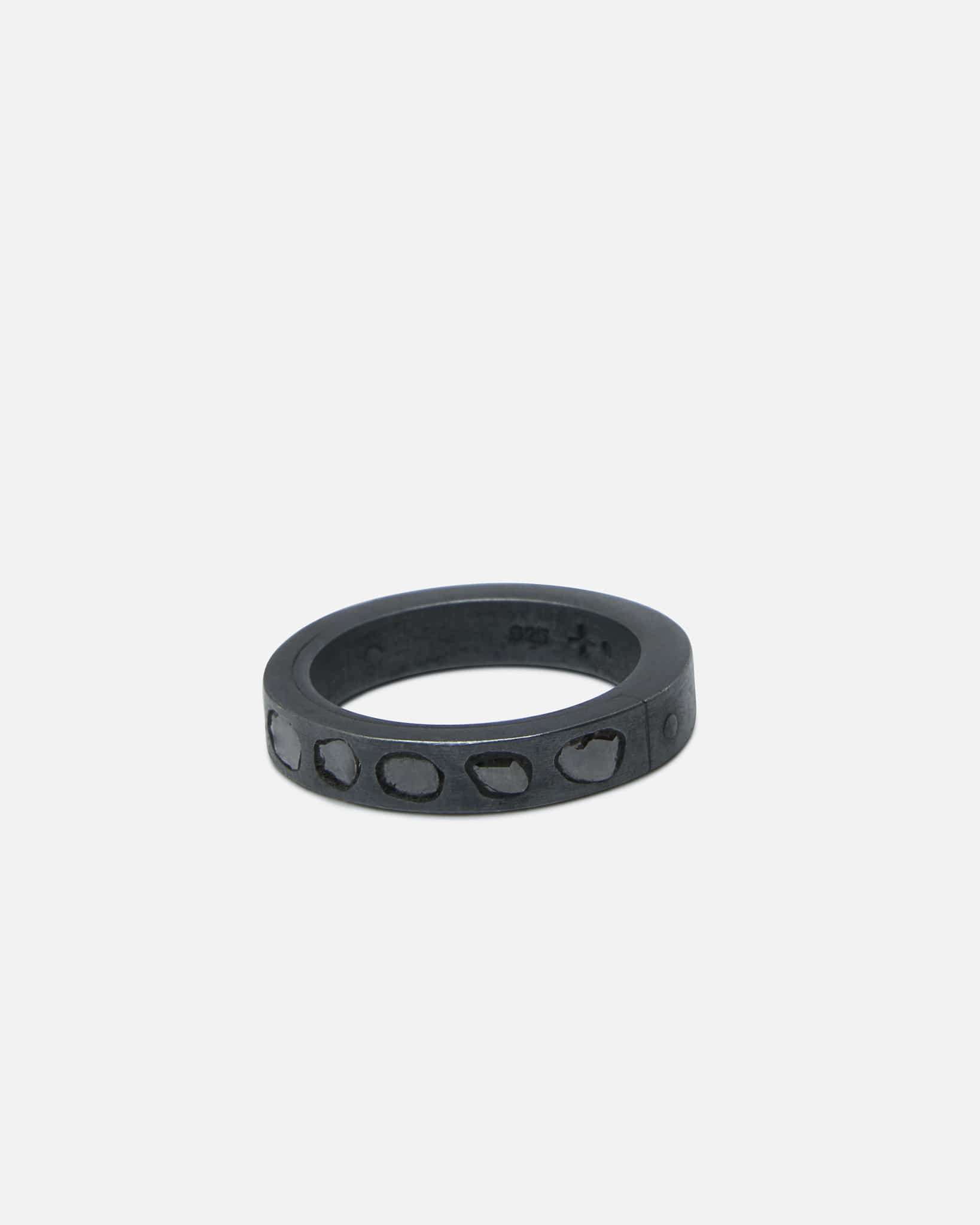 Parts of Four Jewelry 9 Sistema Ring in Mega Pavé / 4mm / KA, DIA