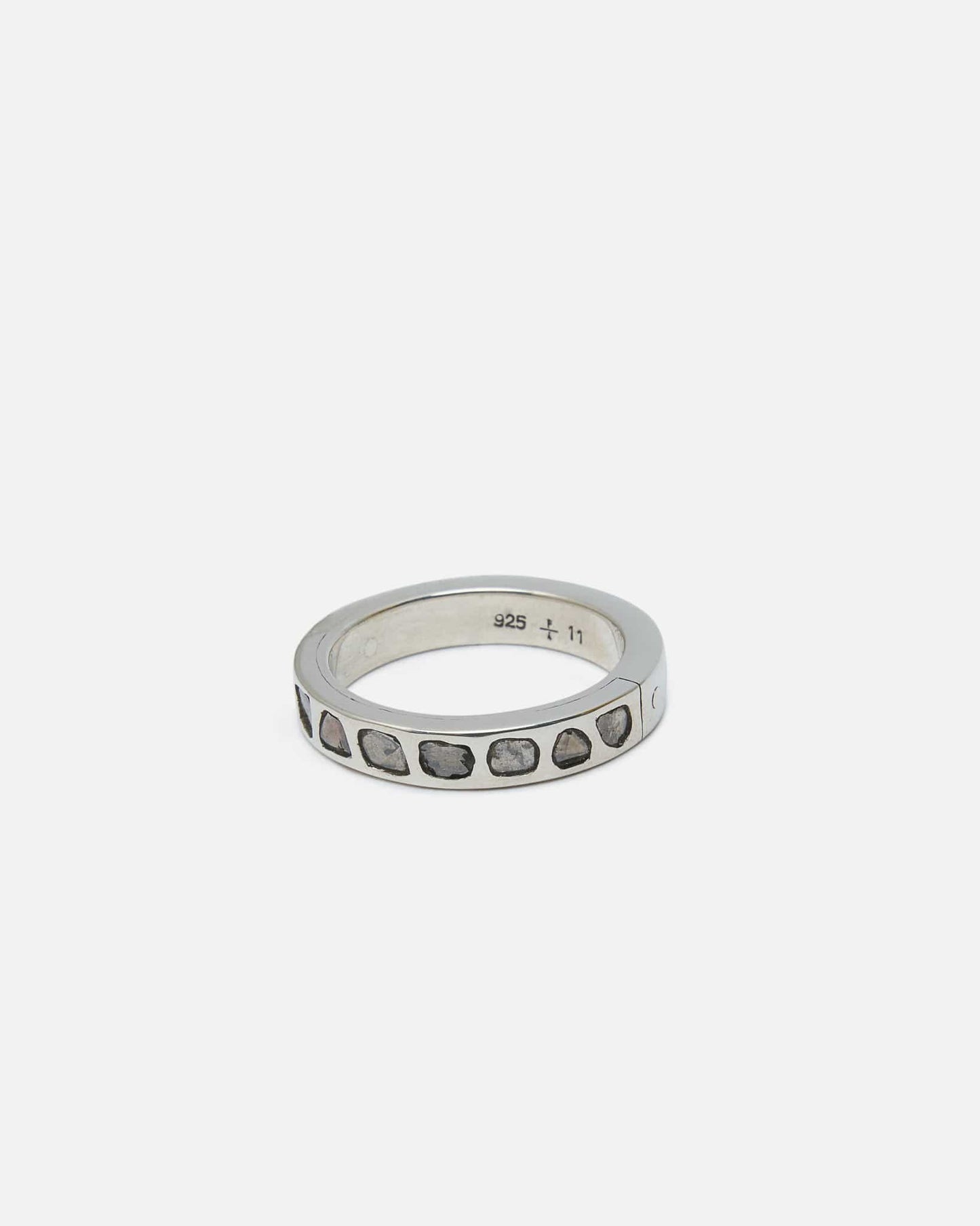 Parts of Four Jewelry 11 Sistema Ring in Mega Pavé / 4mm / PA, DIA