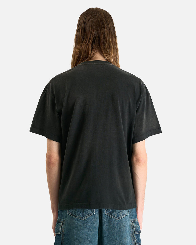 Satoshi Nakamoto Men's T-Shirts Sitcom Tee in Washed Black