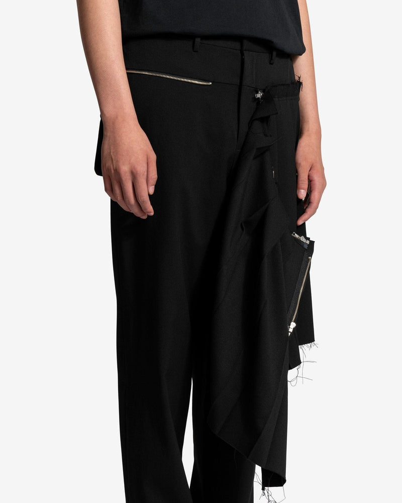 UNDERCOVER Men's Pants Skirted Trousers in Black