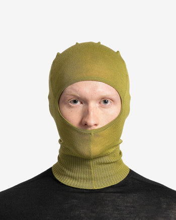 Rick Owens Men's Hats O/S Skull Balaclava in Acid