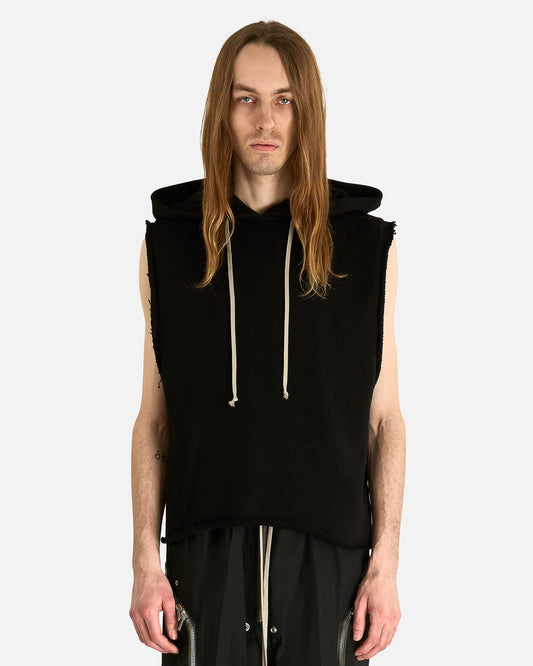 Rick Owens Men's Sweatshirts SL Hoodie in Black