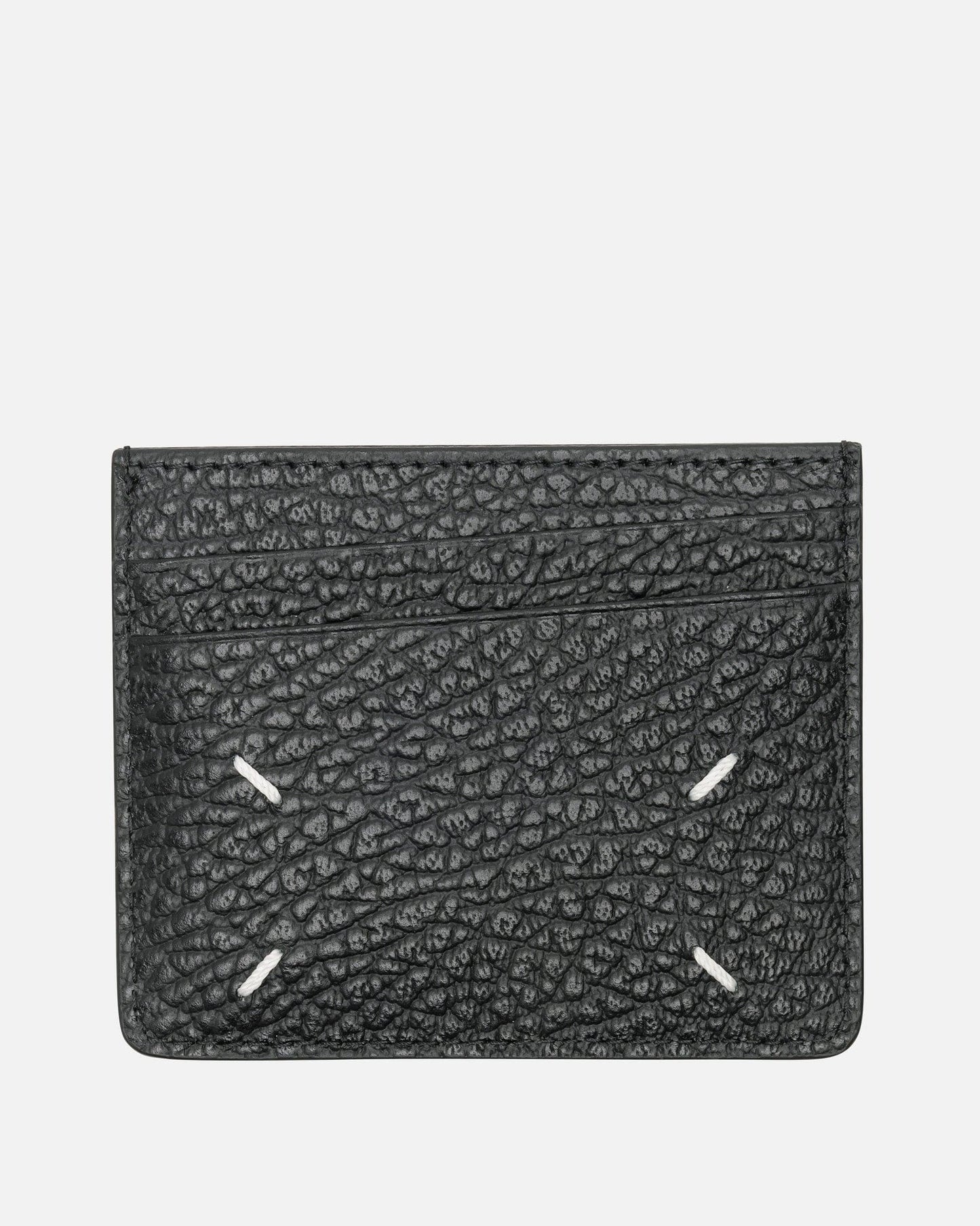 Maison Margiela Leather Goods O/S Slim Card 6cc Holder in Black