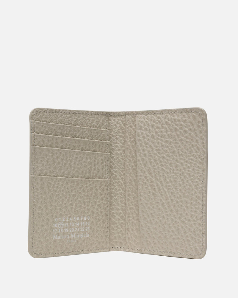 Maison Margiela Leather Goods O/S Slim Card Holder in Greige