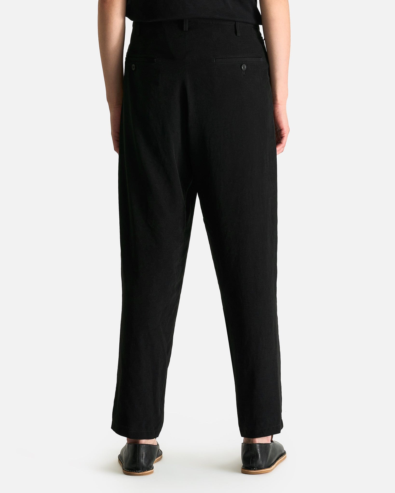 Yohji Yamamoto Pour Homme Men's Pants Slim Pants in Black