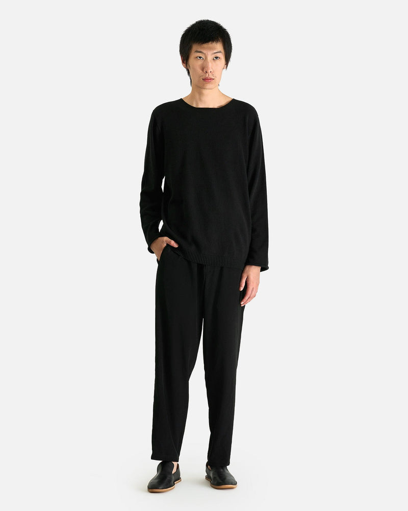 Yohji Yamamoto Pour Homme Men's Pants Slim Pants in Black