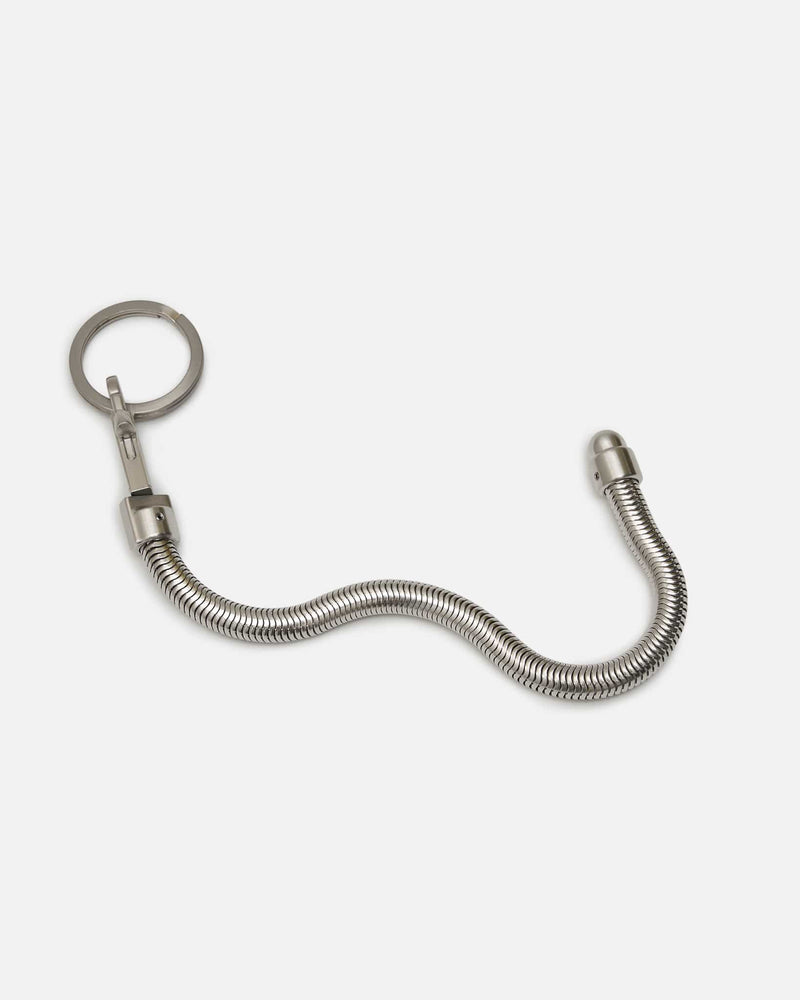 Rick Owens Home Goods OS Snake Keychain in Palladio