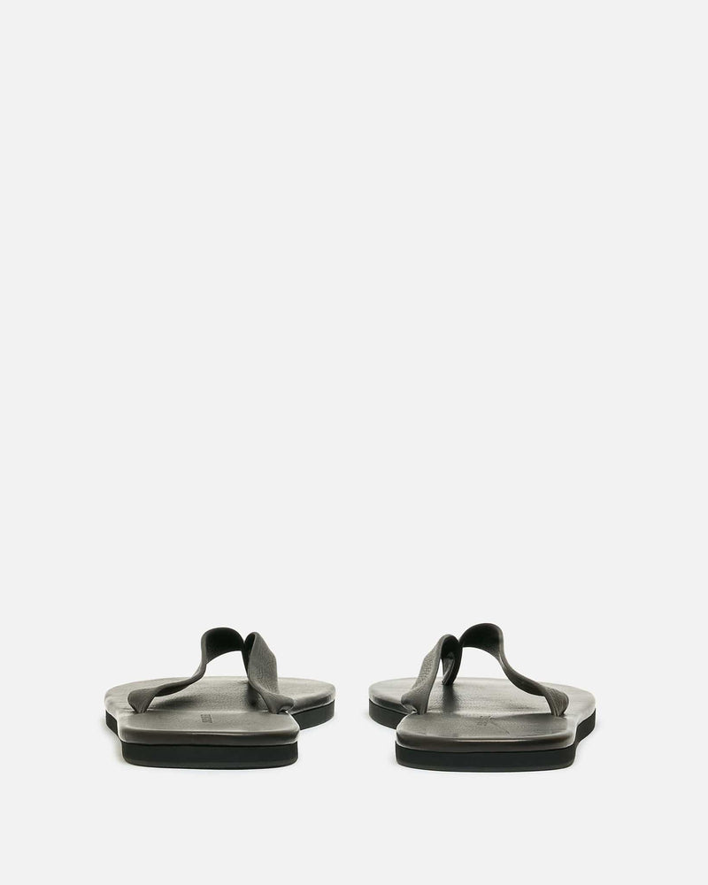 Auralee Men's Shoes Soft Leather Flip-Flops in Black