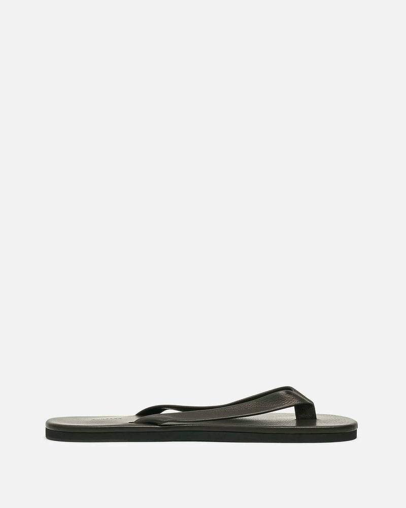 Soft Leather Flip-Flops in Black – SVRN