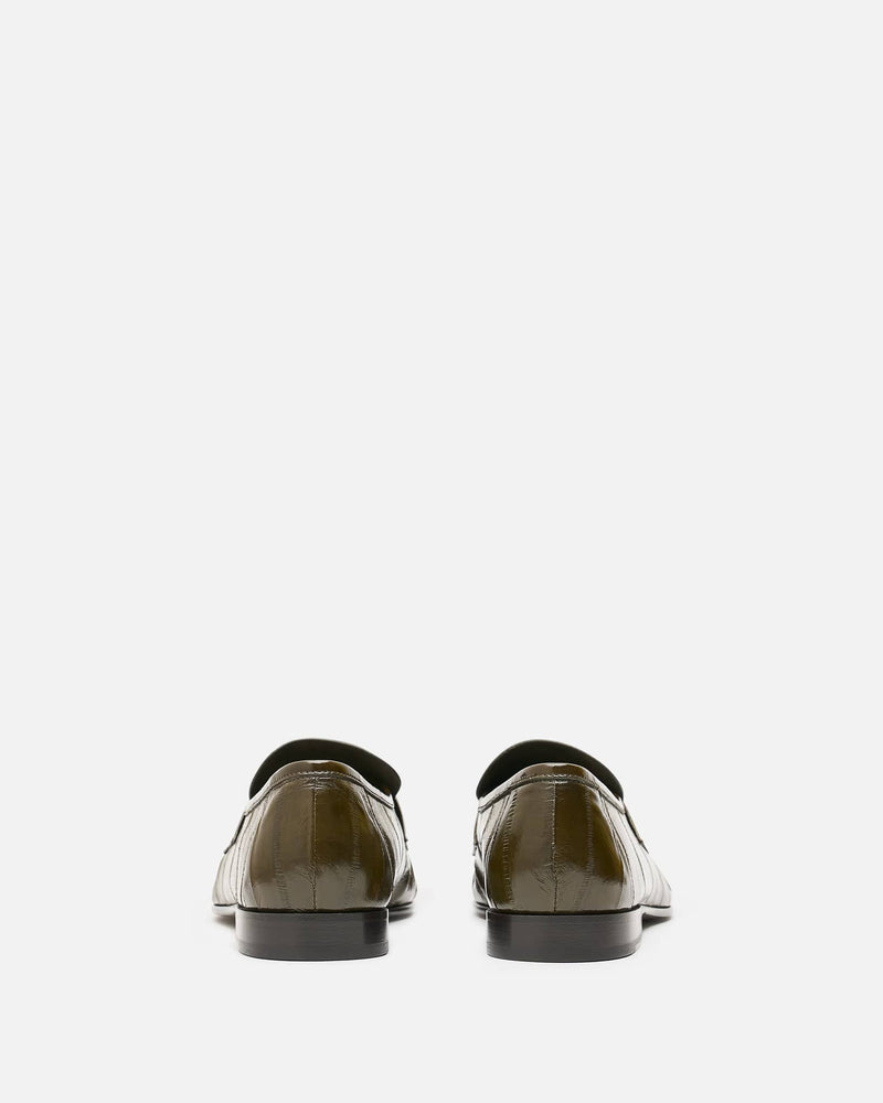 The Row Men's Shoes Soft Loafer in Olive