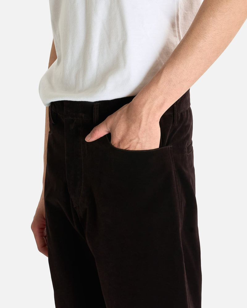 Omar Afridi Men's Pants Sol Denim Trousers in Purple