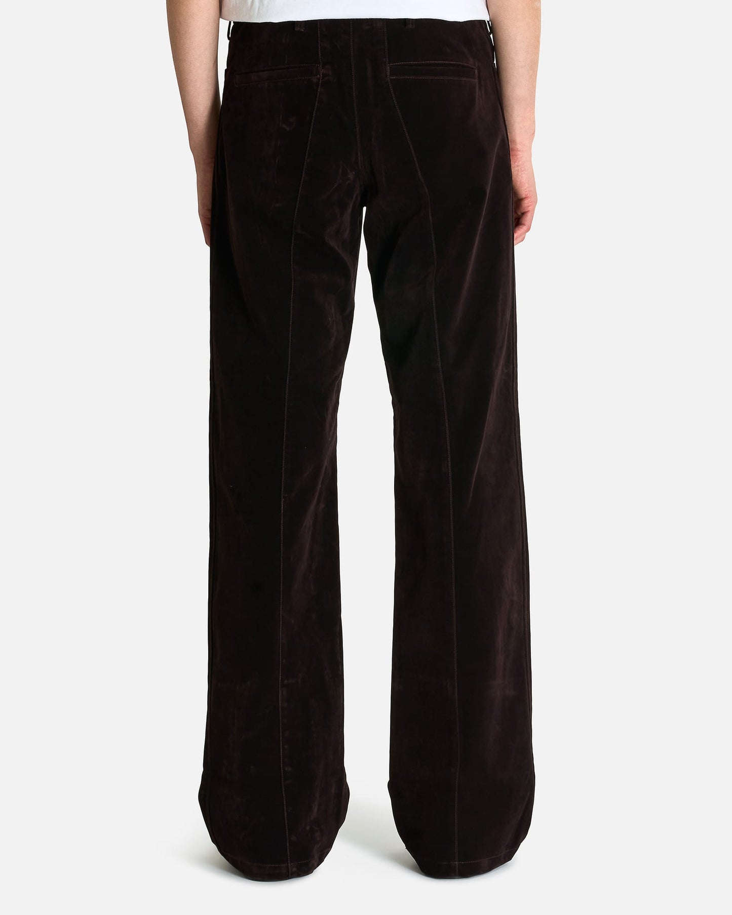 Omar Afridi Men's Pants Sol Denim Trousers in Purple