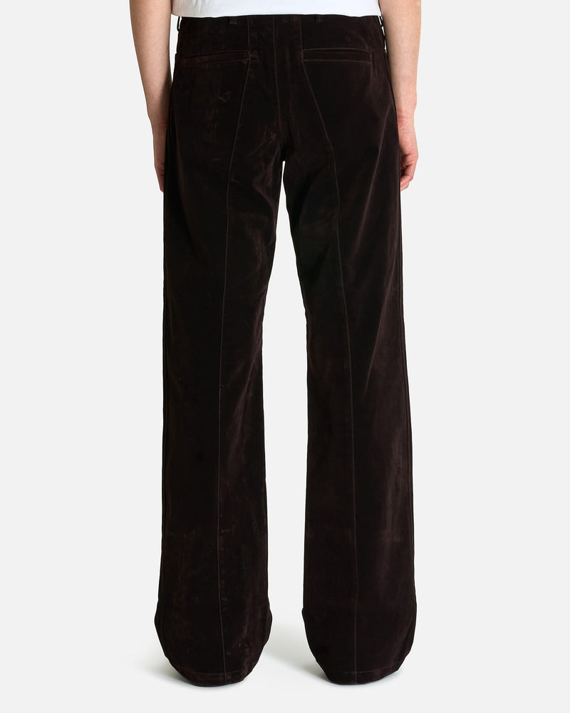 Omar Afridi Men's Pants Sol Denim Trousers in Purple