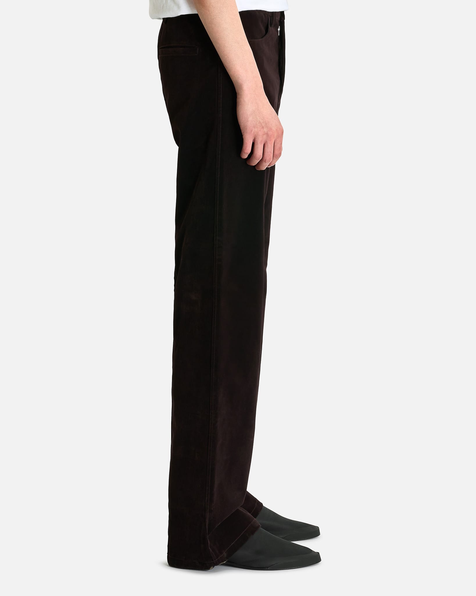 Omar Afridi Men's Pants Sol Denim Trousers in Purple