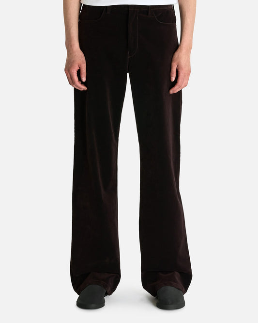 Omar Afridi Men's Pants Sol Denim Trousers in Purple