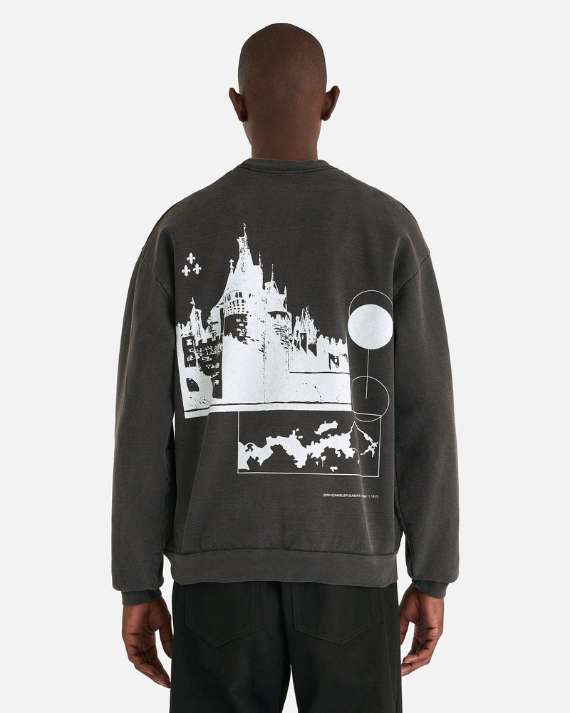 SVRN Men's Sweatshirts Sommelier Sunday 01 Crewneck in Vintage Grey