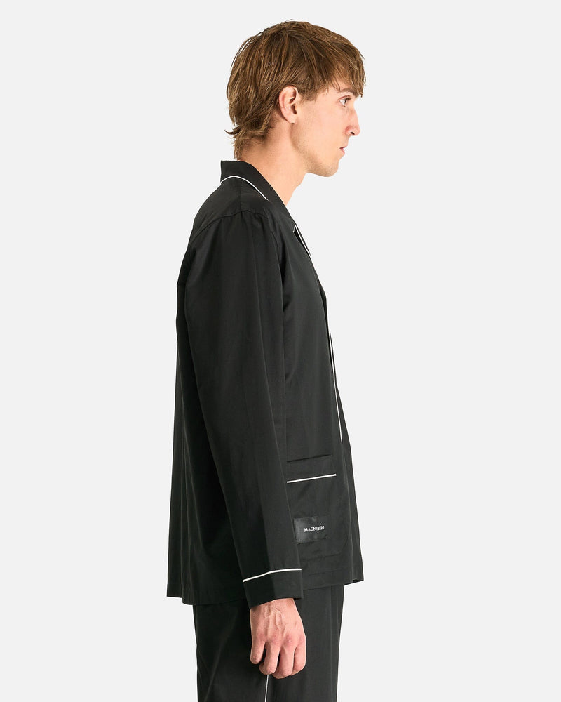 Magniberg Men's Shirts Sorbetto Shirt in Black