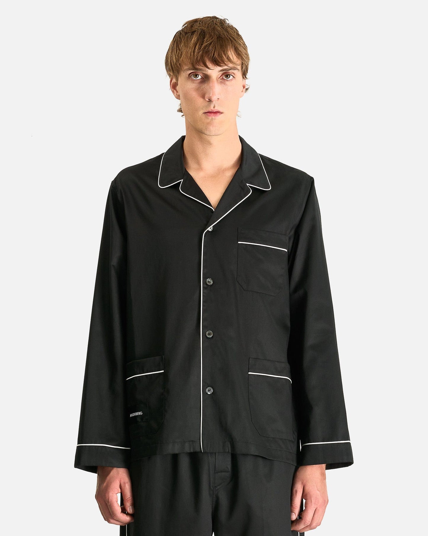 Magniberg Men's Shirts Sorbetto Shirt in Black