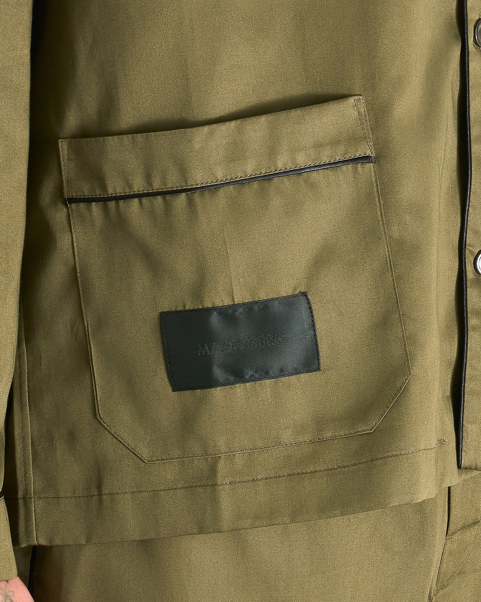 Magniberg Men's Shirts Sorbetto Shirt in Olive Green