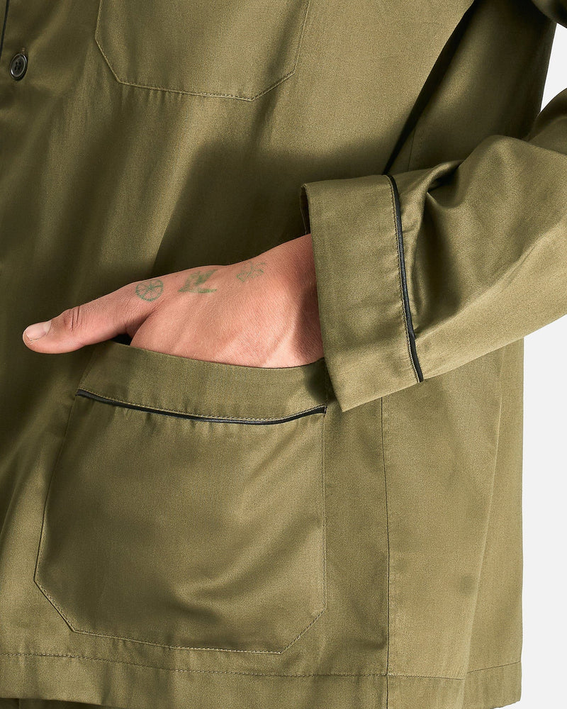 Magniberg Men's Shirts Sorbetto Shirt in Olive Green