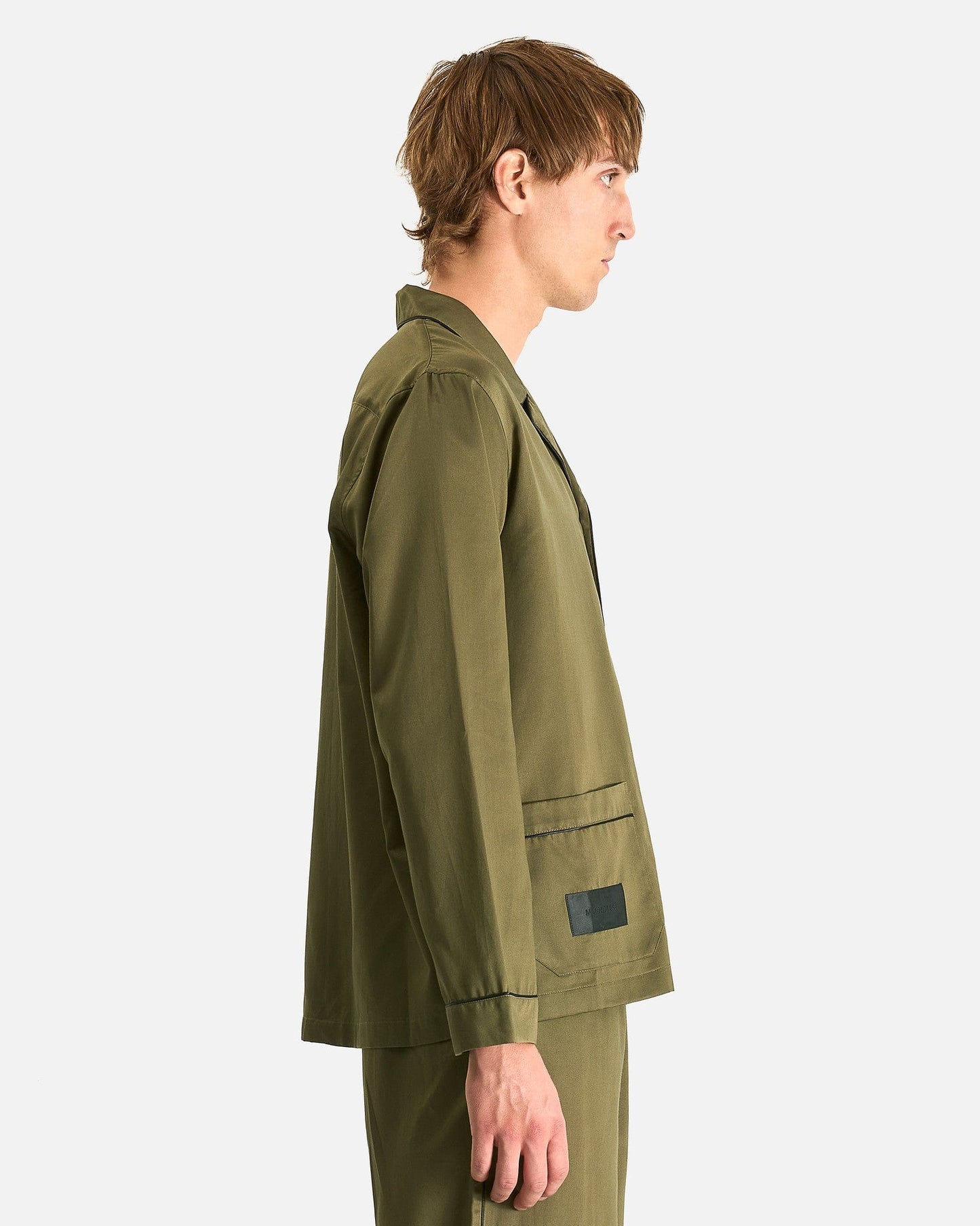 Magniberg Men's Shirts Sorbetto Shirt in Olive Green