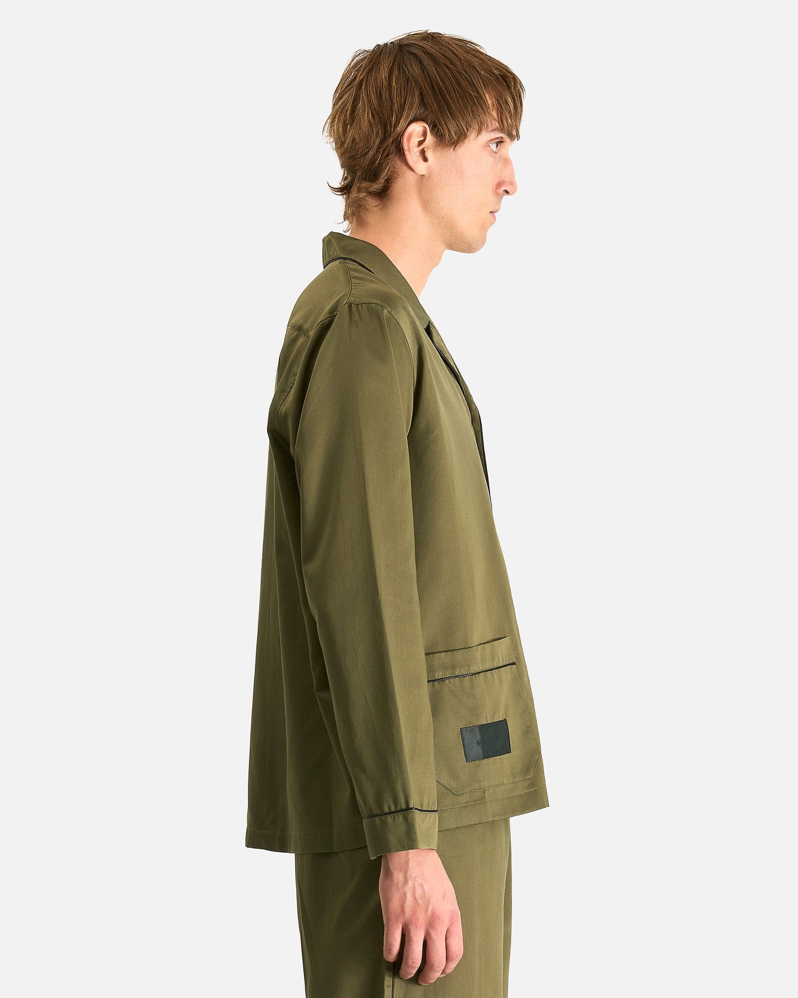 Magniberg Men's Shirts Sorbetto Shirt in Olive Green