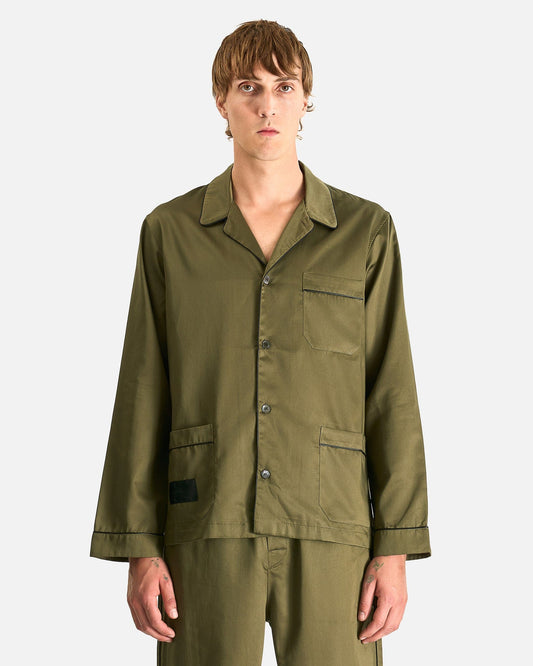 Magniberg Men's Shirts Sorbetto Shirt in Olive Green