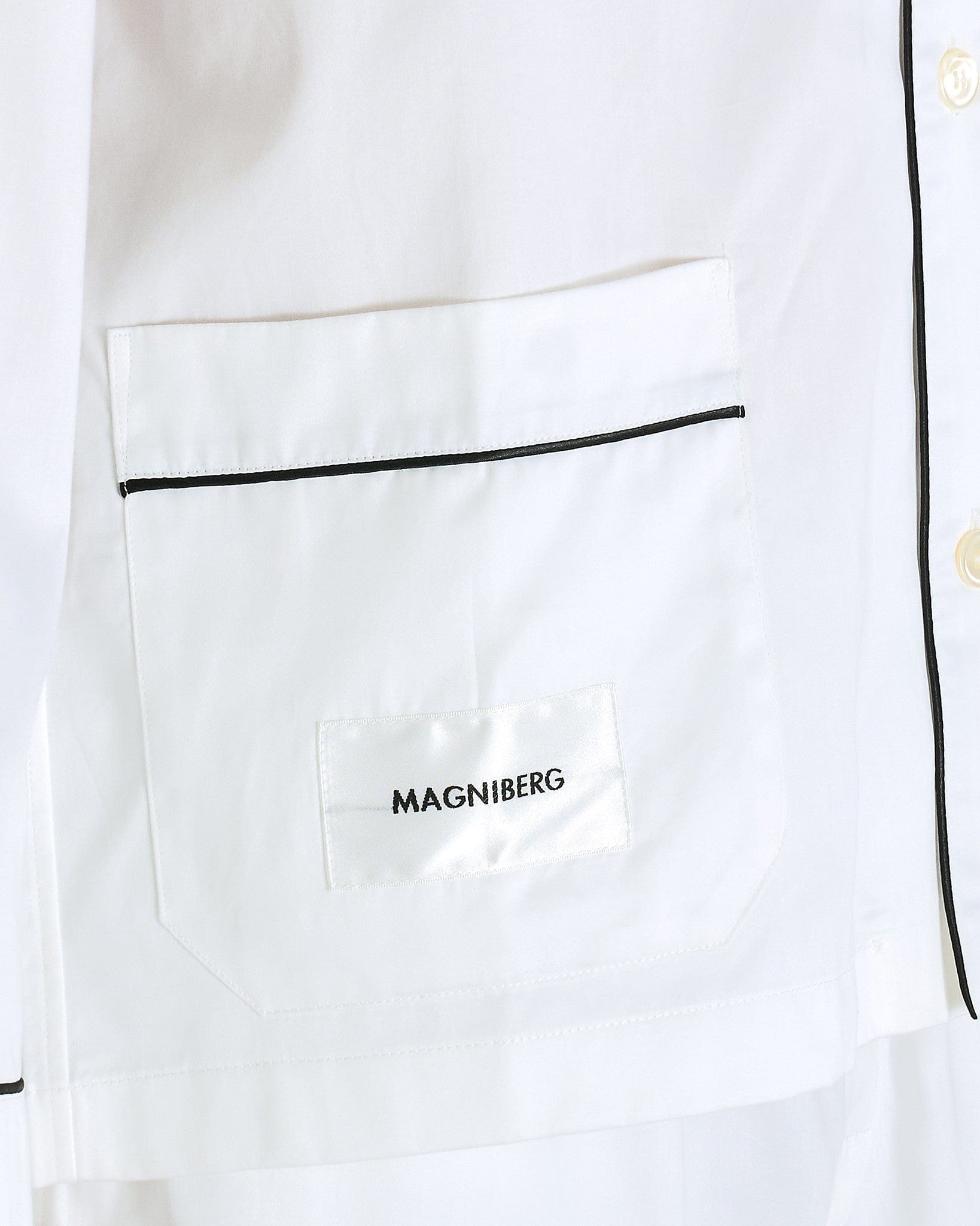 Magniberg Men's Shirts Sorbetto Shirt in White