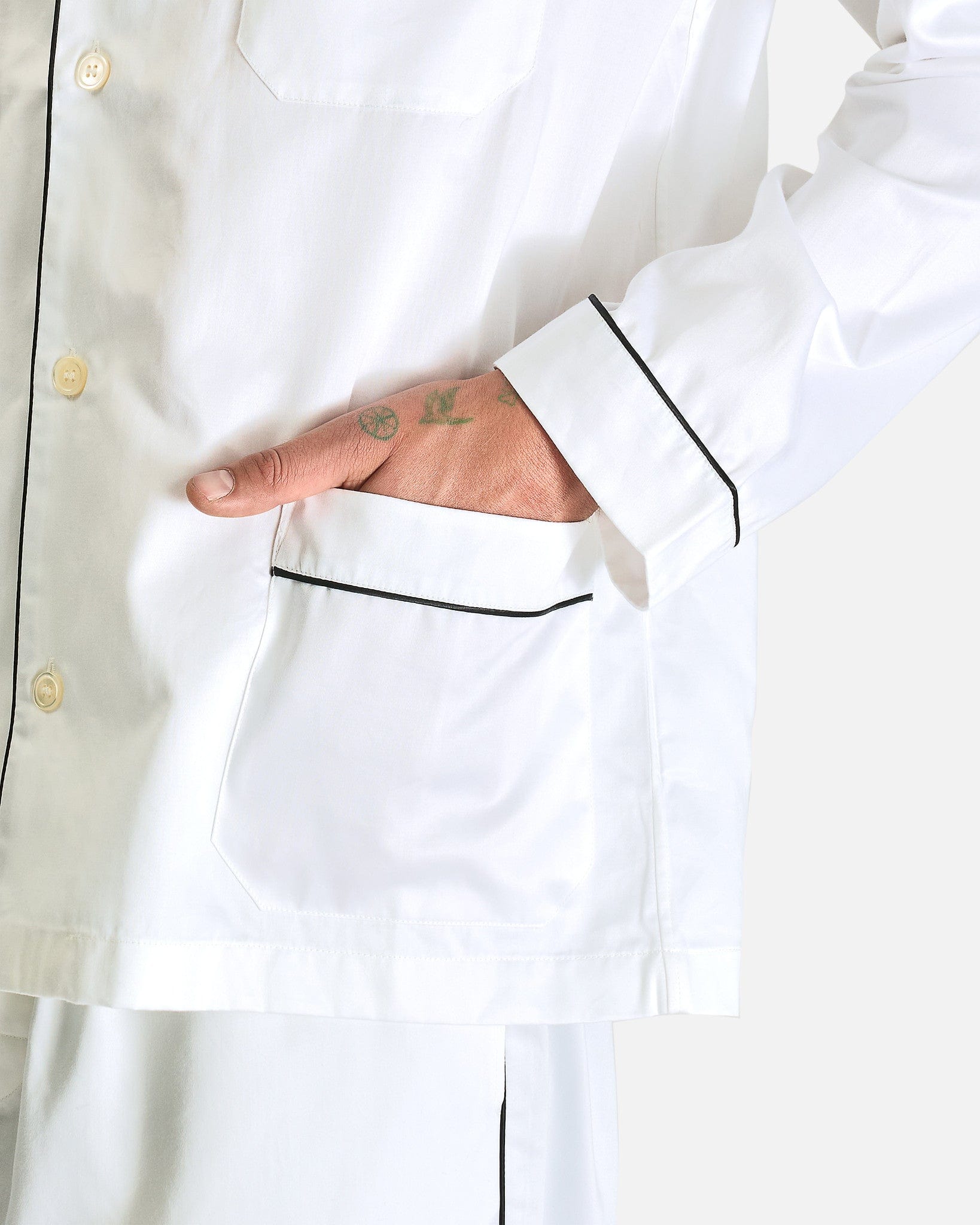 Magniberg Men's Shirts Sorbetto Shirt in White