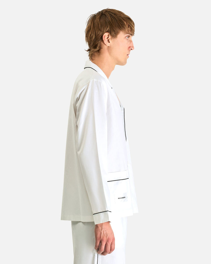 Magniberg Men's Shirts Sorbetto Shirt in White