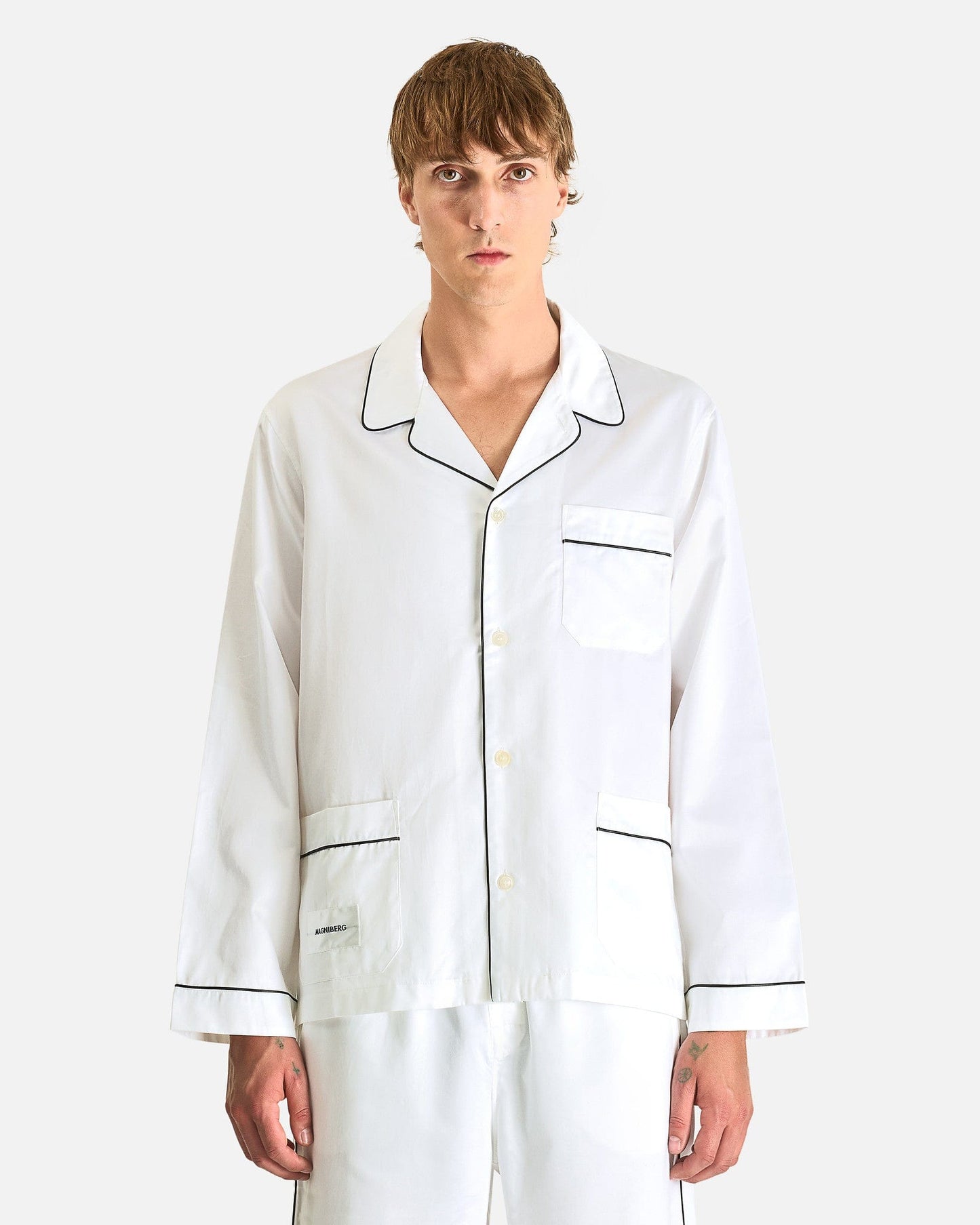 Magniberg Men's Shirts Sorbetto Shirt in White