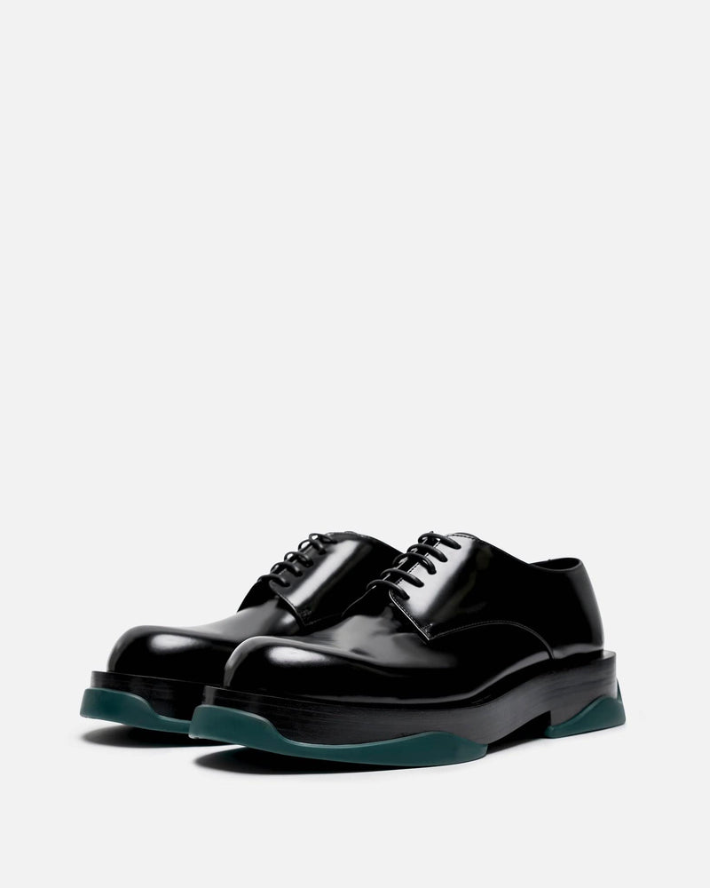 Jil Sander Men's Shoes Spazzolato Calf Leather Shoe in After Eight