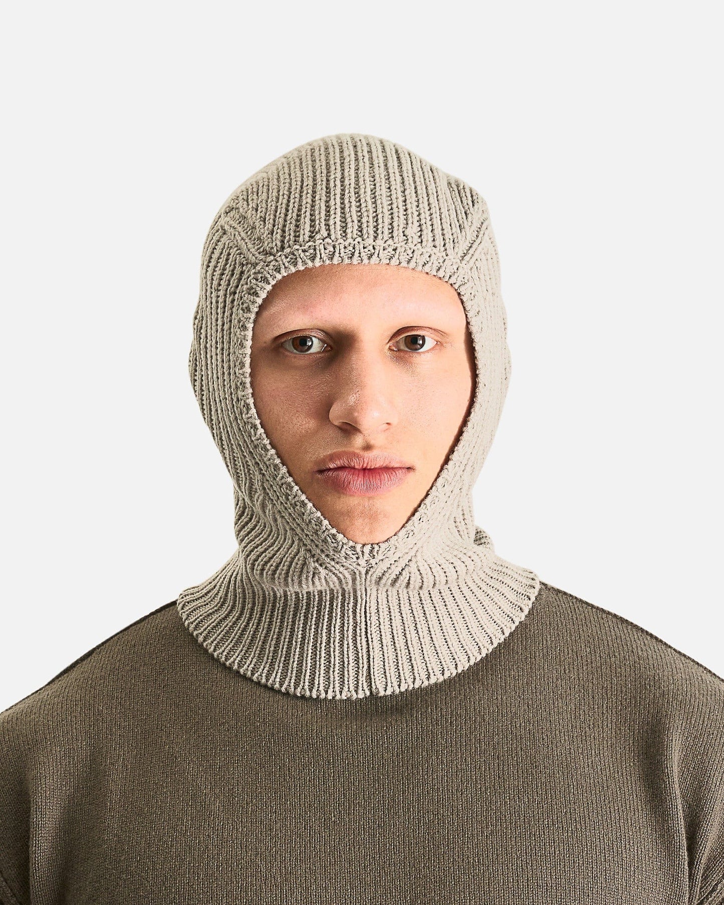 Rick Owens Men's Hats OS Sphinx Skull in Pearl