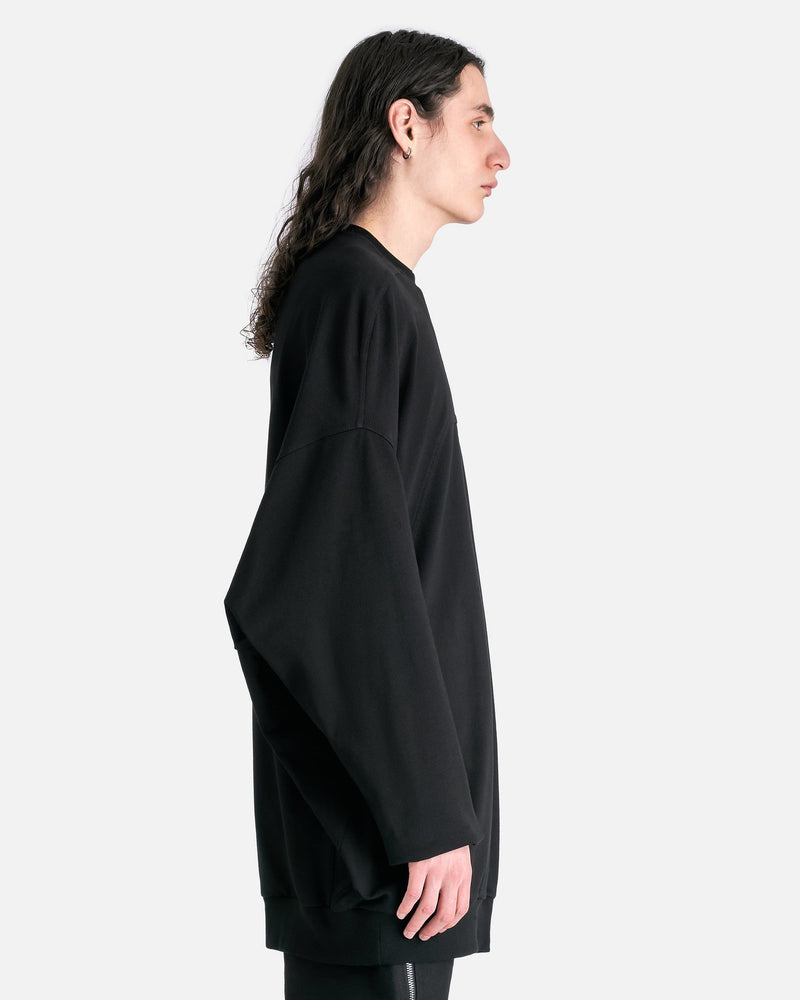 Rick Owens Men's T-Shirts Splintered Peter T-Shirt in Black