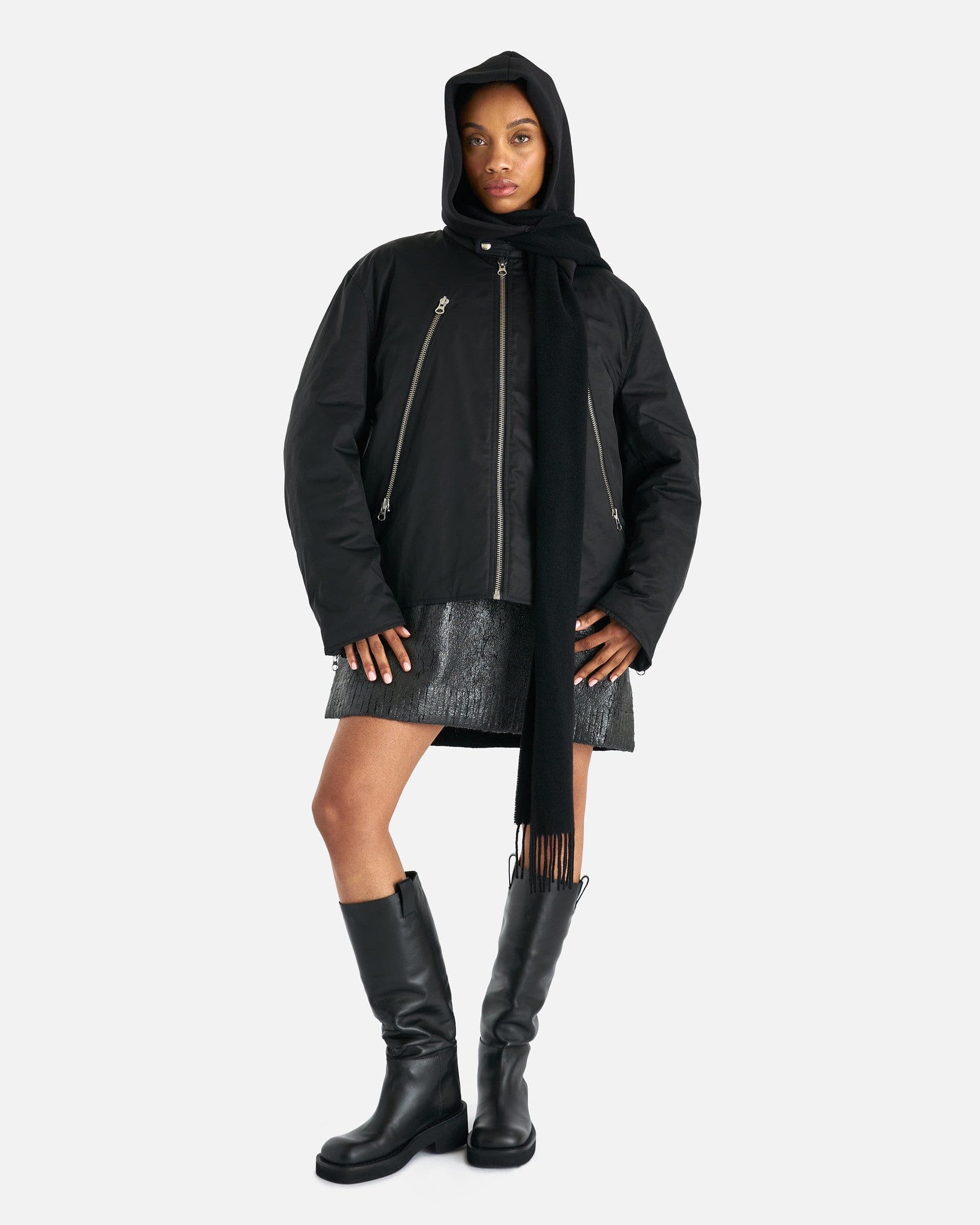 MM6 Maison Margiela Women Jackets Sports Jacket in Black