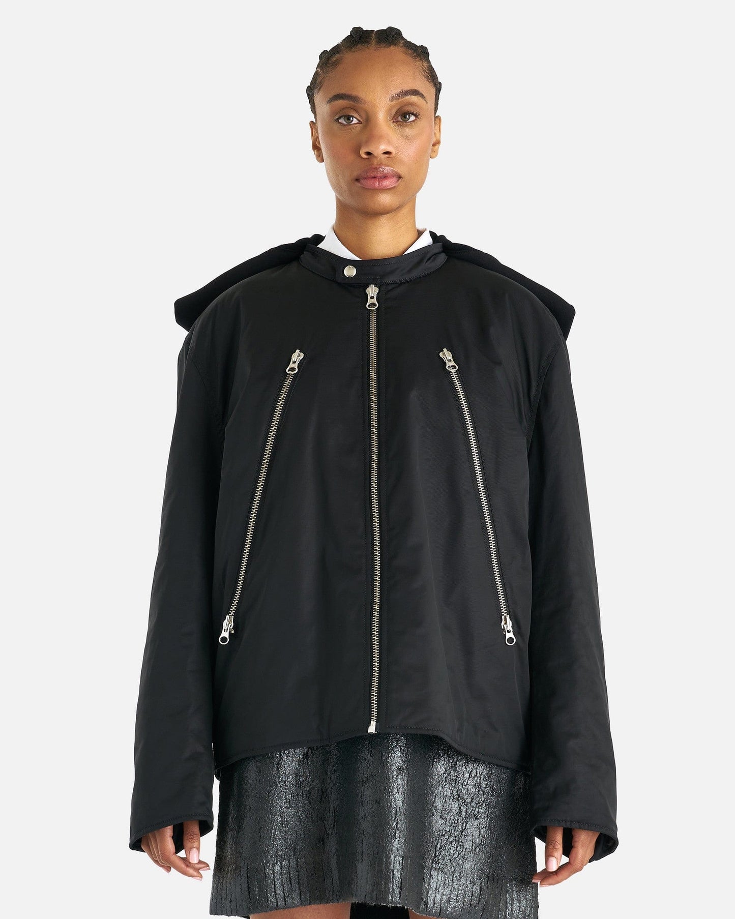 MM6 Maison Margiela Women Jackets Sports Jacket in Black