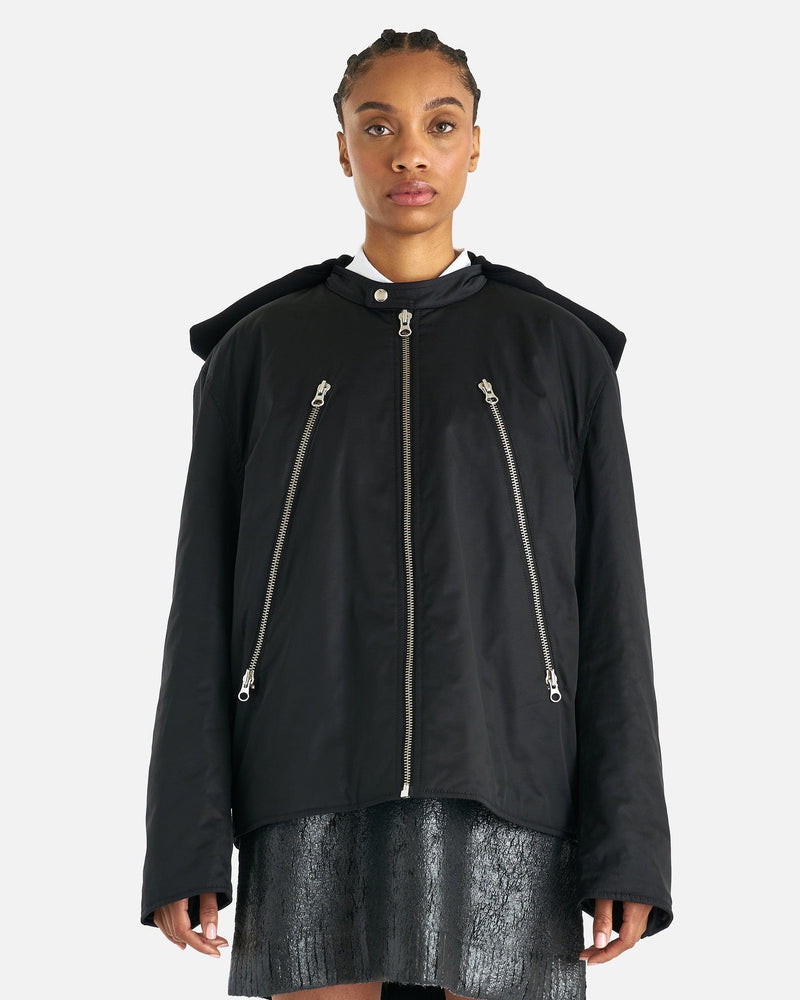 MM6 Maison Margiela Women Jackets Sports Jacket in Black