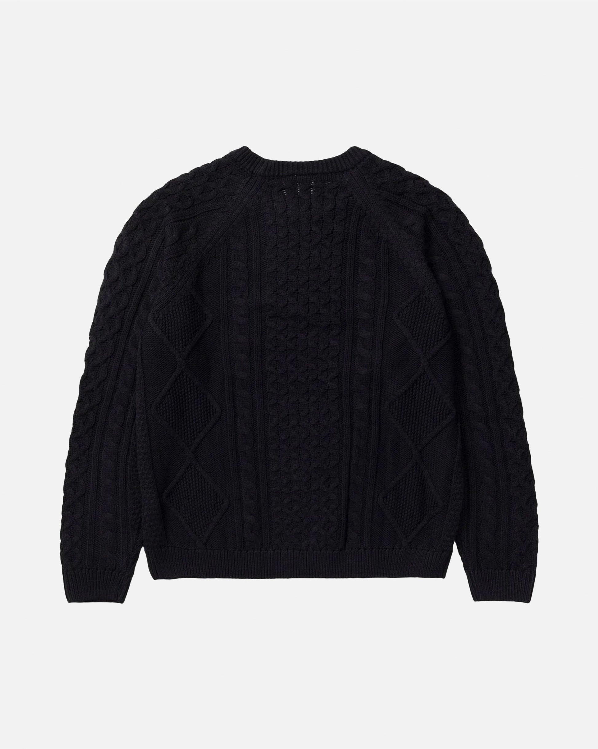 Nike Men Sweaters Sportswear Cable Knit Sweater in Black