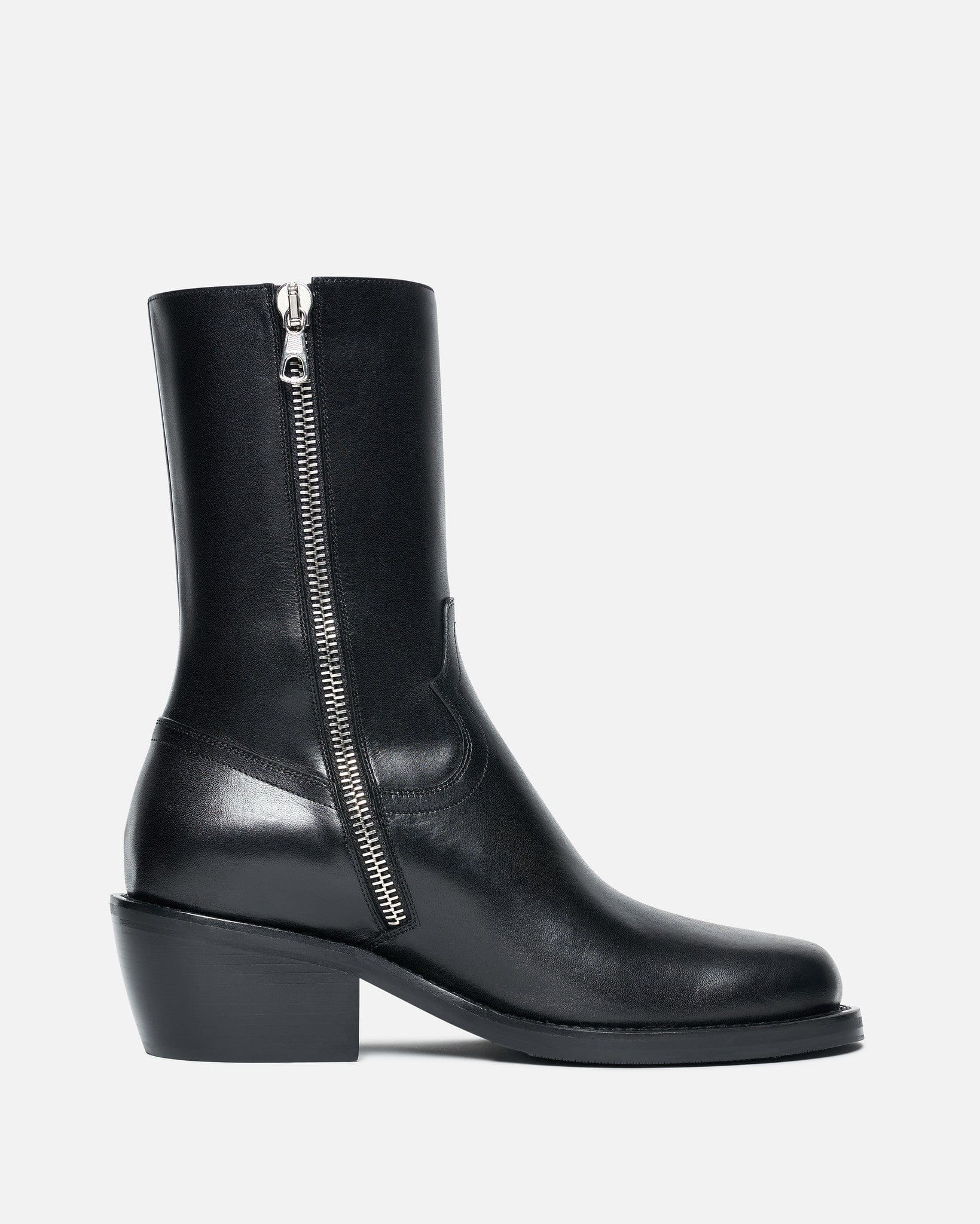 Dries Van Noten Men's Boots Square Toe Boots in Black