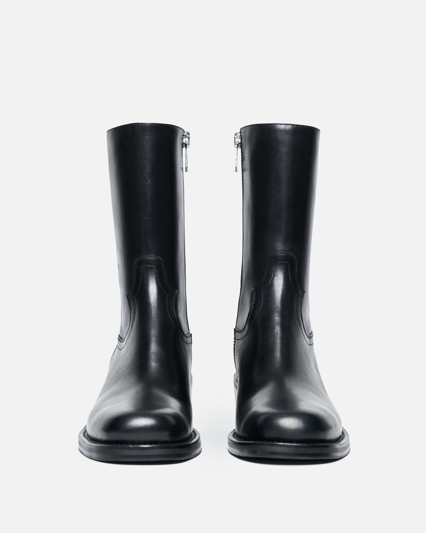 Dries Van Noten Men's Boots Square Toe Boots in Black