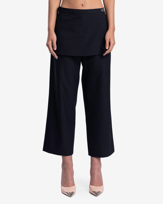 Sandy Liang Women Pants Stanton Pants in Navy