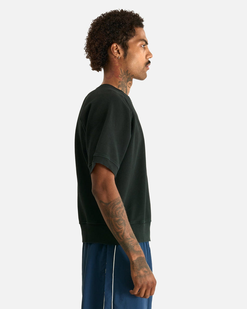 Willy Chavarria Men's Shirts State of Consciousness Papi Crewneck in Black