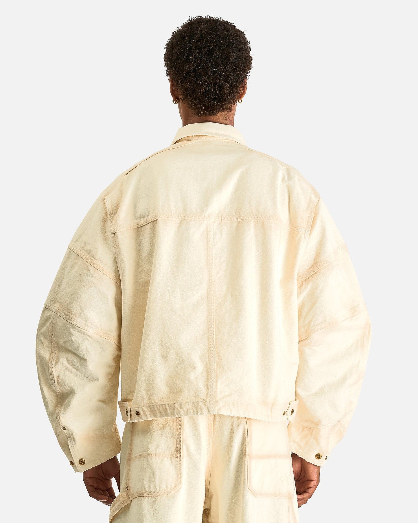 Willy Chavarria Men's Jackets Stockton Work Jacket in White