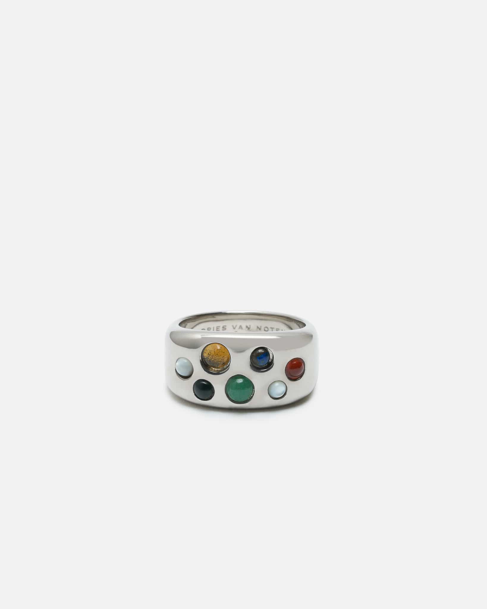 Dries Van Noten Jewelry M Stone Ring in Multi