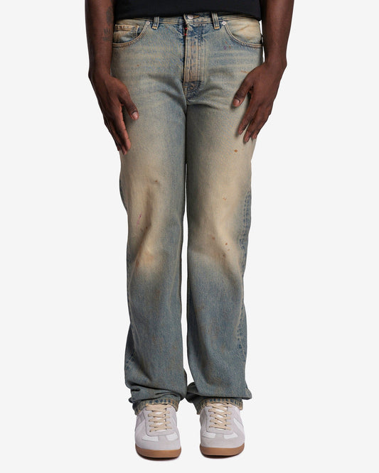 Maison Margiela Men's Jeans Straight Leg Jeans in Dirty Wash