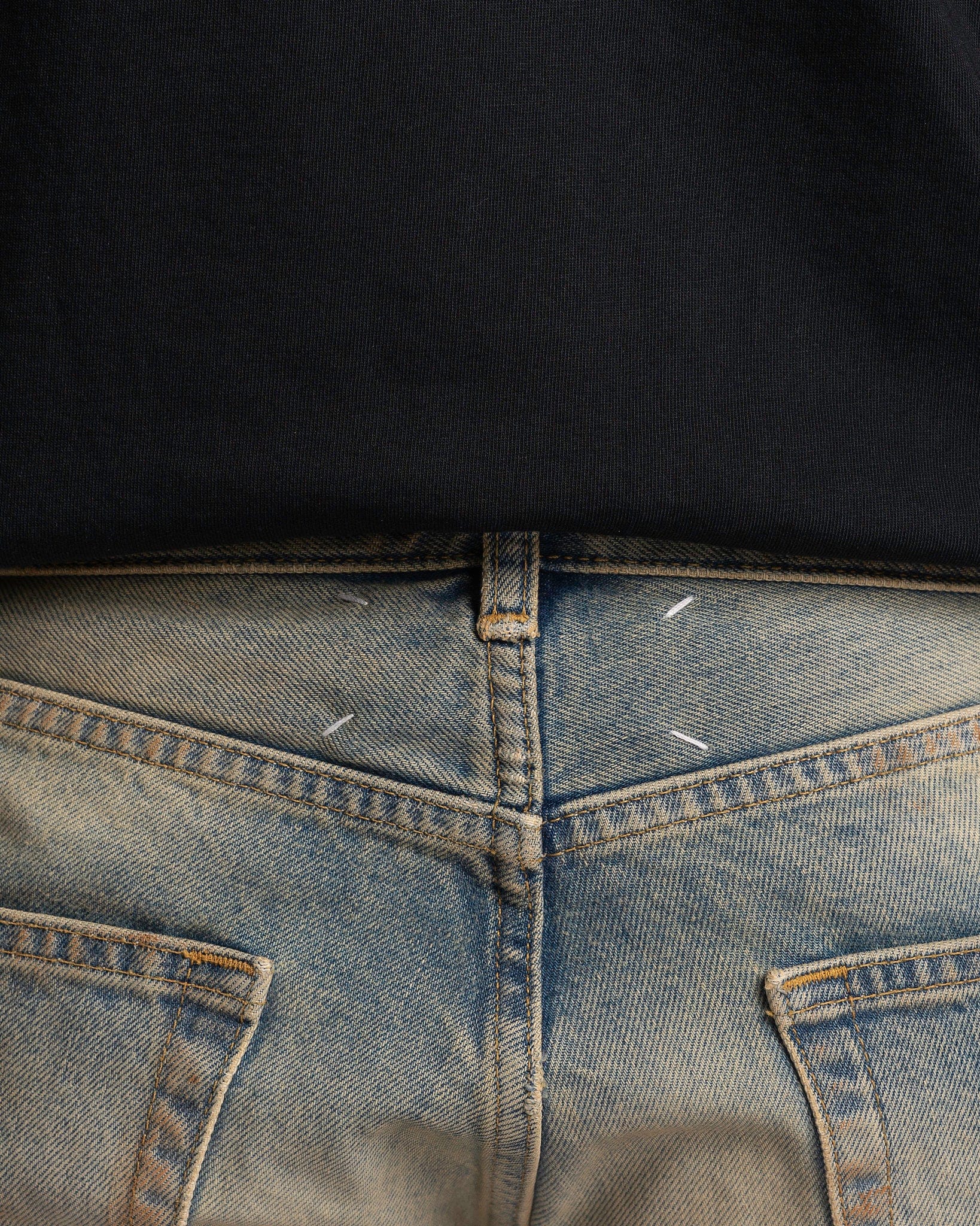 Straight Leg Jeans in Dirty Wash – SVRN Straight Leg Jeans in Dirty Wash – SVRN