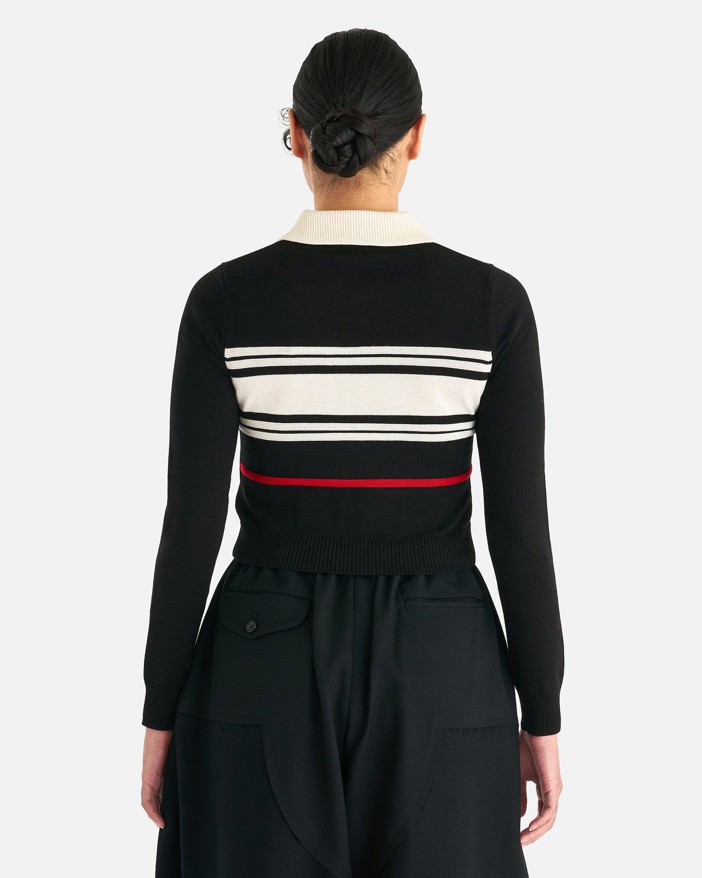 ShuShu/Tong Women Sweaters Striped Sweater in Black