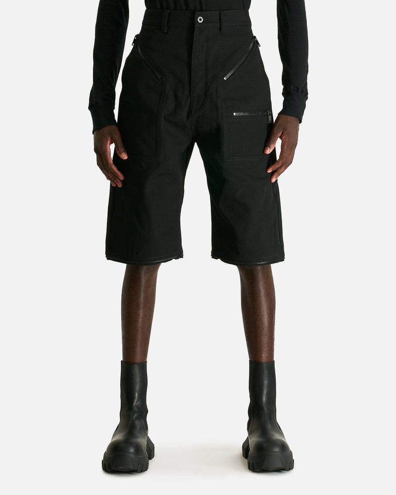 Rick Owens Men's Pants Strobe Convertible in Black