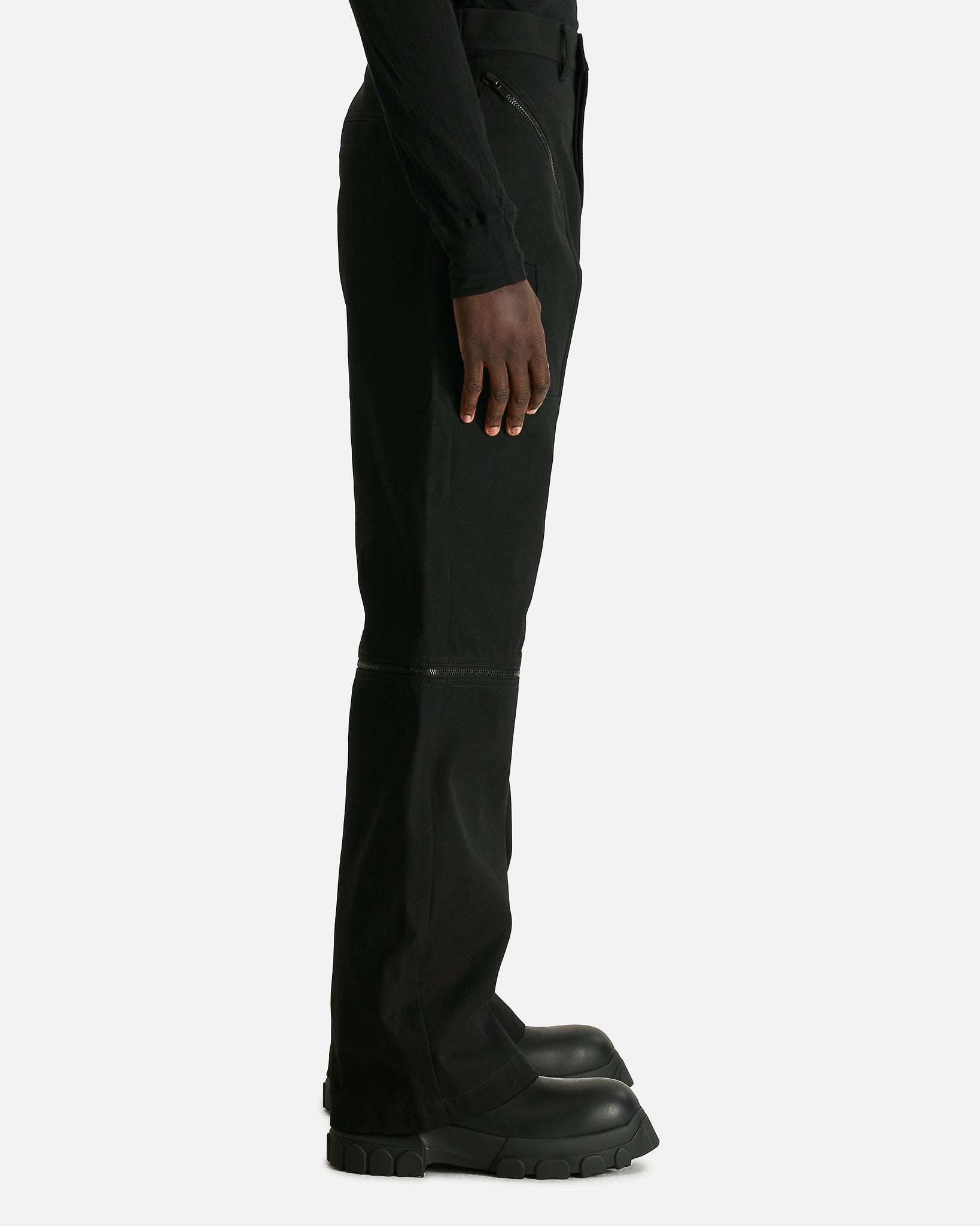 Rick Owens Men's Pants Strobe Convertible in Black